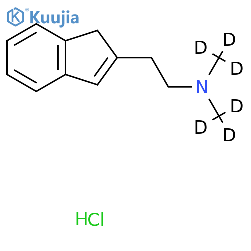 N,N-Dimethyl-1H-indene-2-ethanamine-d6 Hydrochloride structure