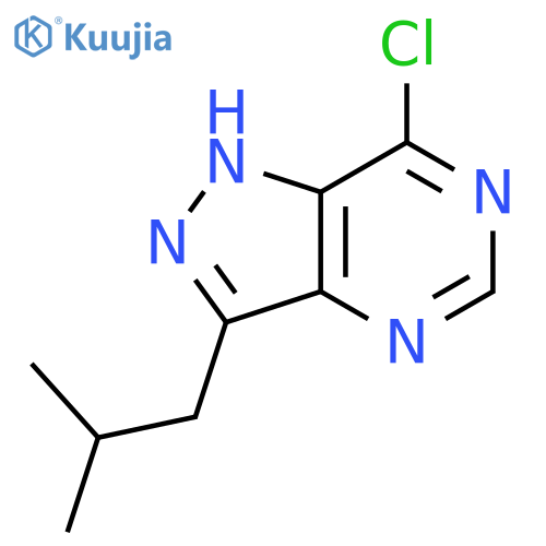 3-Isobutyl-7-chloro-pyrazolo4,3-dpyrimidine structure