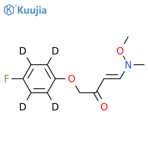 2-(4-Fluorophenoxy-d4)-N-methoxy-N-methyl-1-butene structure