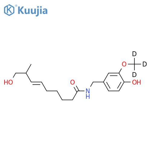 17-Hydroxy Capsaicin-D₃ structure