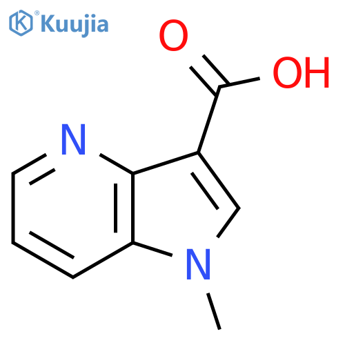 1-Methyl-1H-pyrrolo[3,2-b]pyridine-3-carboxylic acid structure