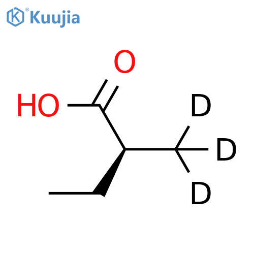 (R)-2-Methylbutyric Acid-d3 structure