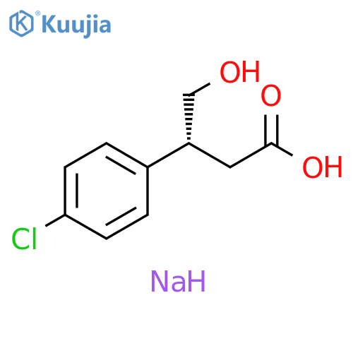 (R)-3-(4-Chlorophenyl)-4-hydroxybutyric Acid Sodium Salt structure