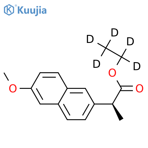 (S)-Naproxen Ethyl-d5 Ester structure