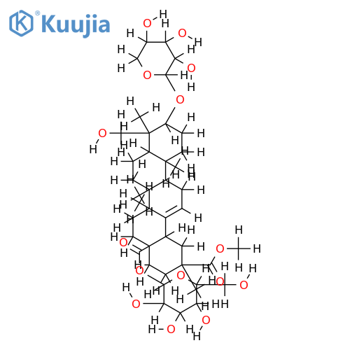 3-O-beta-D-xylopyranosyl-28-O-beta-D-glucopyranosylphytolaccagenic acid structure