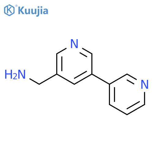 {[3,3'-bipyridine]-5-yl}methanamine structure