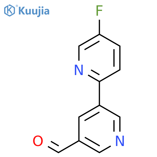 5-Fluoro-[2,3'-bipyridine]-5'-carbaldehyde structure