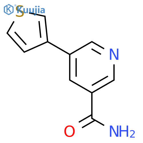 5-(Thiophen-3-yl)nicotinamide structure