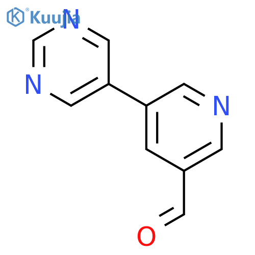 5-(Pyrimidin-5-yl)nicotinaldehyde structure