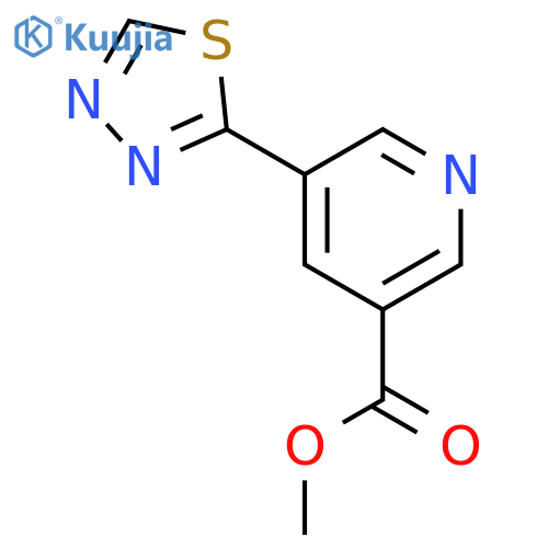 Methyl 5-(1,3,4-thiadiazol-2-yl)nicotinate structure