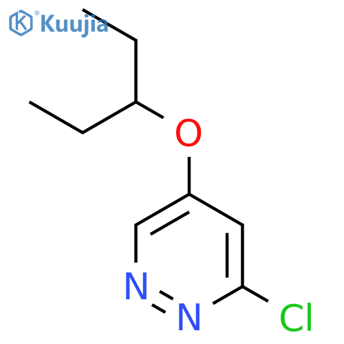 3-Chloro-5-(pentan-3-yloxy)pyridazine structure