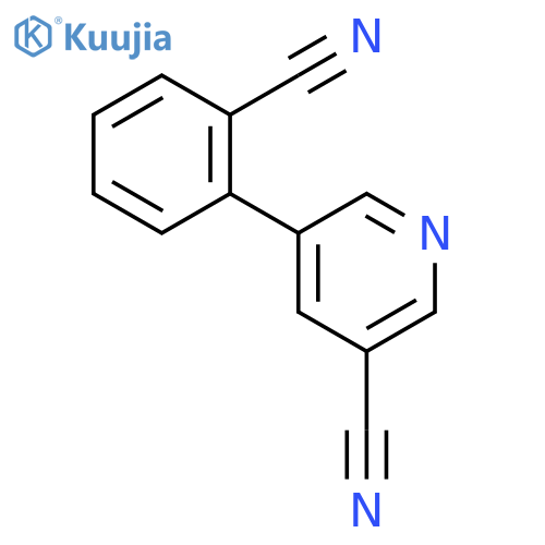5-(2-Cyanophenyl)nicotinonitrile structure