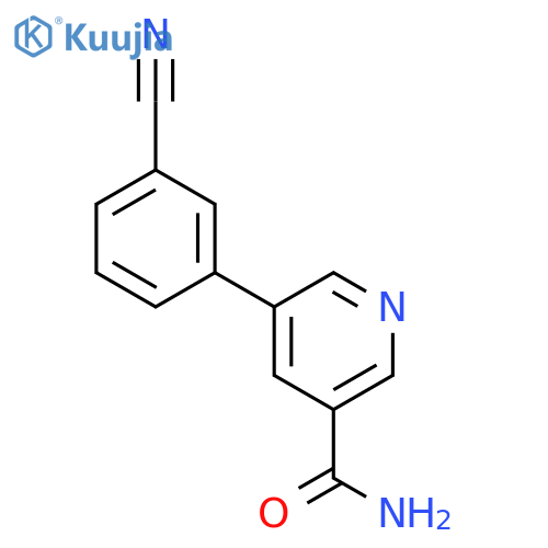 5-(3-Cyanophenyl)nicotinamide structure