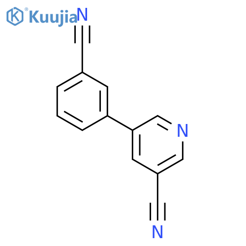 5-(3-Cyanophenyl)nicotinonitrile structure