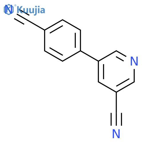 5-(4-Cyanophenyl)nicotinonitrile structure