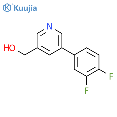 (5-(3,4-Difluorophenyl)pyridin-3-yl)methanol structure
