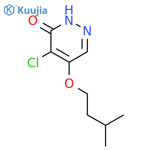 4-Chloro-5-(isopentyloxy)pyridazin-3(2H)-one structure