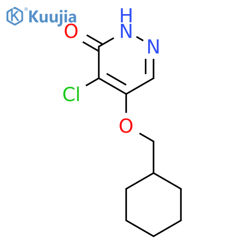 4-Chloro-5-(cyclohexylmethoxy)pyridazin-3(2H)-one structure