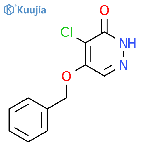 5-(Benzyloxy)-4-chloropyridazin-3(2H)-one structure