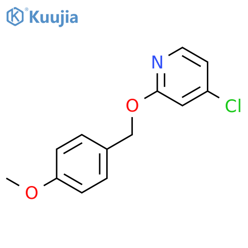 4-Chloro-2-((4-methoxybenzyl)oxy)pyridine structure