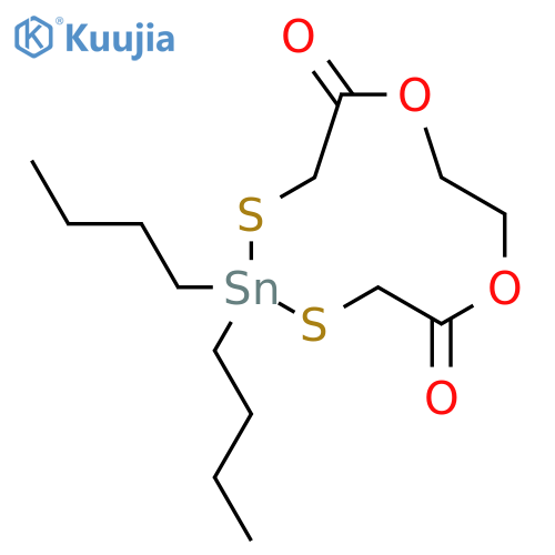 1,4-Dioxa-7,9-dithia-8-stannacycloundecane-5,11-dione,8,8-dibutyl- structure