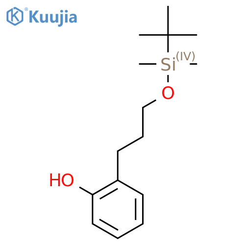 2-(3-((tert-Butyldimethylsilyl)oxy)propyl)phenol structure