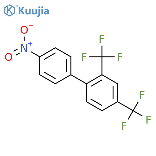 4'-Nitro-2,4-bis(trifluoromethyl)-1,1'-biphenyl structure