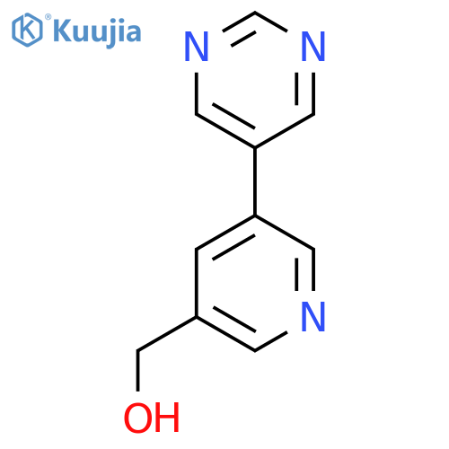 (5-(Pyrimidin-5-yl)pyridin-3-yl)methanol structure
