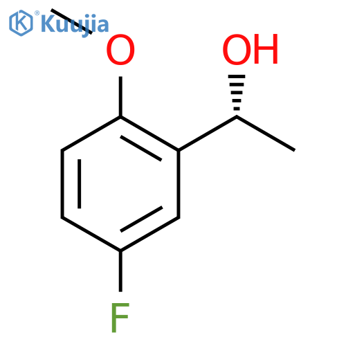(1R)-1-(5-fluoro-2-methoxyphenyl)ethan-1-ol structure