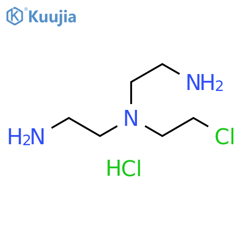 1,2-Ethanediamine, N1-(2-aminoethyl)-N1-(2-chloroethyl)-, hydrochloride (1:3) structure