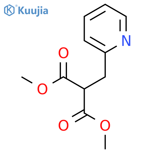 Dimethyl [(pyridin-2-yl)methyl]propanedioate structure