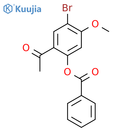 Ethanone, 1-[2-(benzoyloxy)-5-bromo-4-methoxyphenyl]- structure