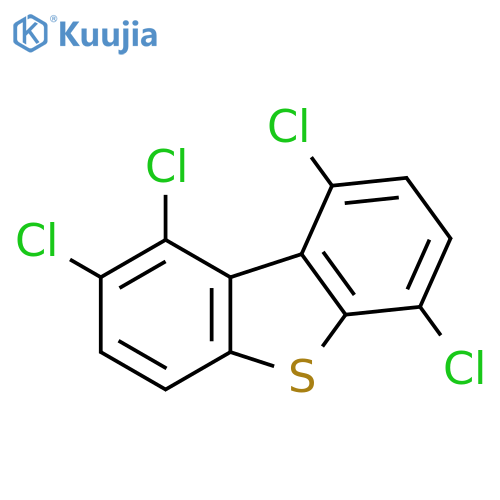 Dibenzothiophene, 1,2,6,9-tetrachloro- structure