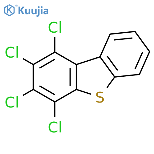1,2,3,4-tetrachlorodibenzo[b,d]thiophene structure