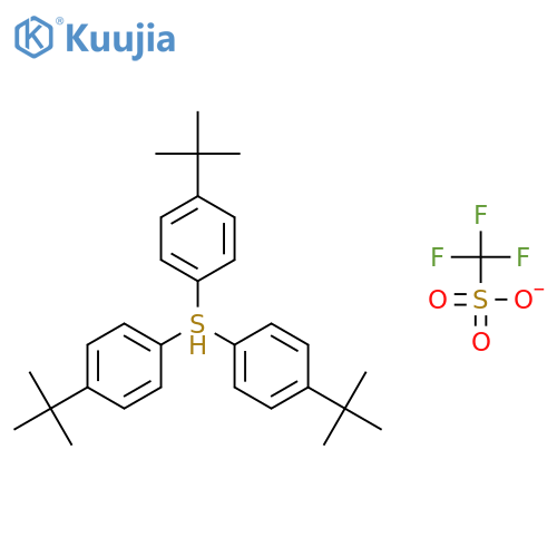 TRIS(4-TERT-BUTYLPHENYL)SULFONIUM structure