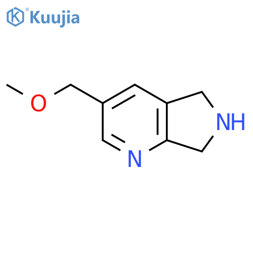 3-(methoxymethyl)-5H,6H,7H-pyrrolo3,4-bpyridine structure