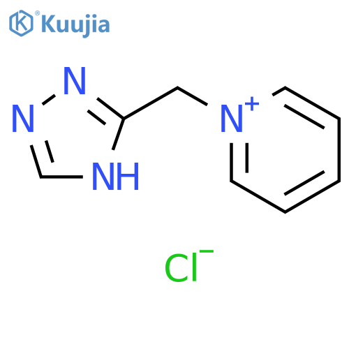 Pyridinium, 1-(1H-1,2,4-triazol-3-ylmethyl)-, chloride structure