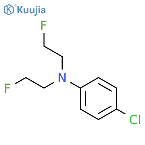 4-chloro-N,N-bis(2-fluoroethyl)aniline structure