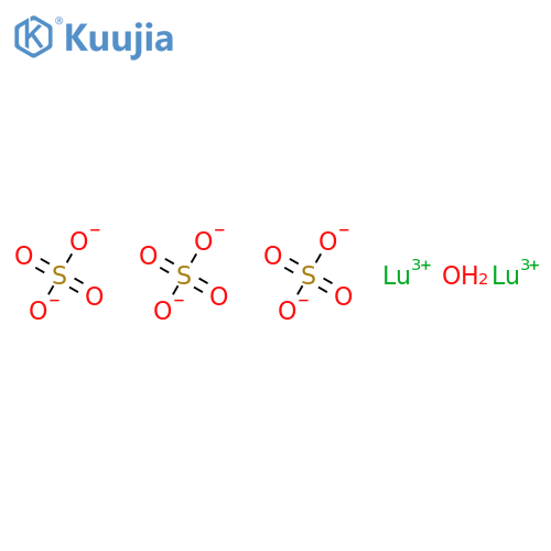 Lutetium(III) sulfate hydrate structure