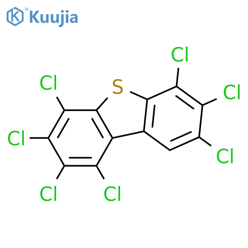 Dibenzothiophene,heptachloro- structure
