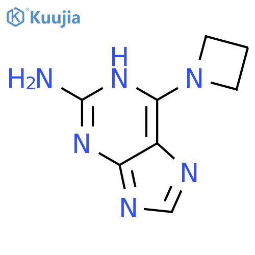 6-(azetidin-1-yl)-7H-purin-2-amine structure