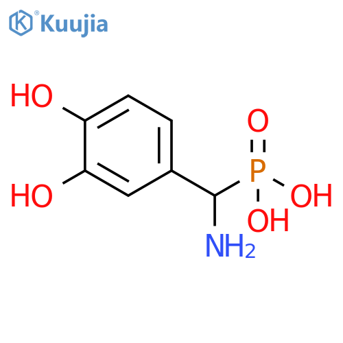 Phosphonic acid, [amino(3,4-dihydroxyphenyl)methyl]- structure