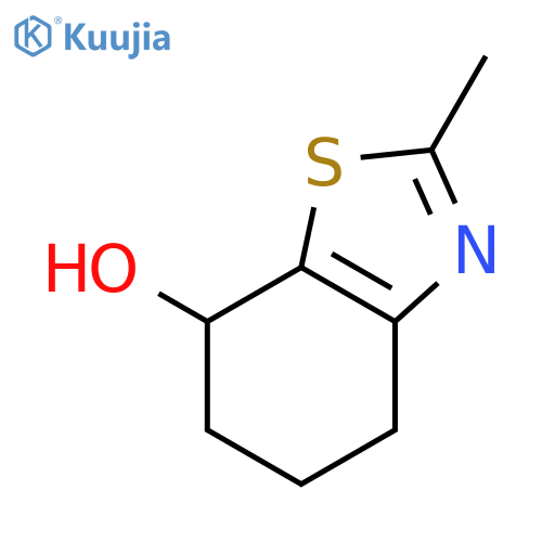 2-methyl-4,5,6,7-tetrahydro-1,3-benzothiazol-7-ol structure