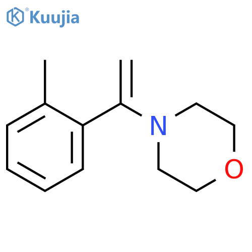 Morpholine, 4-[1-(2-methylphenyl)ethenyl]- structure