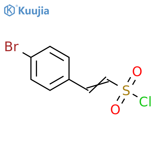 2-(4-bromophenyl)ethene-1-sulfonyl chloride structure
