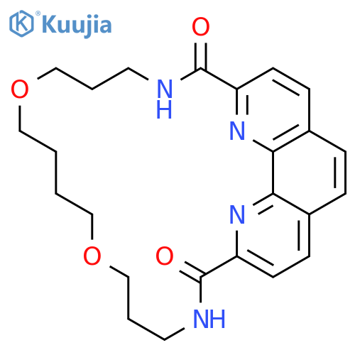 2,24:19,21-Dietheno-8,13,1,4,17,20-benzodioxatetraazacyclodocosine-3,18-dione, 4,5,6,7,9,10,11,12,14,15,16,17-dodecahydro- structure