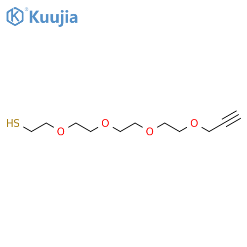 Propargyl-PEG4-thiol structure