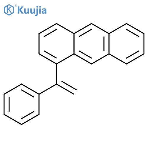 Anthracene, 1-(1-phenylethenyl)- structure