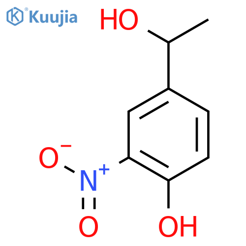 1-(4-hydroxy-3-nitrophenyl)ethanol structure