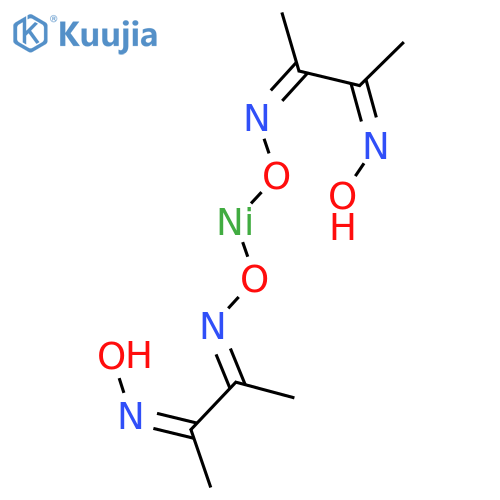 Dimethylglyoxime dinickel salt structure